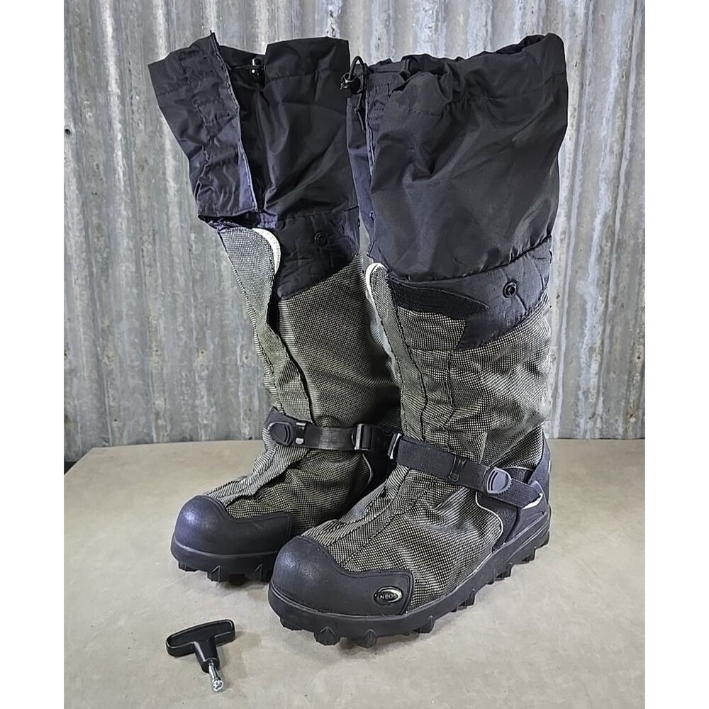 Neos Navigator5 N5P3S Glacier Trek Cleats Insulated Overshoe XXL Wrench H2Oproof